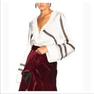 Self-Portrait White and Black Blouse